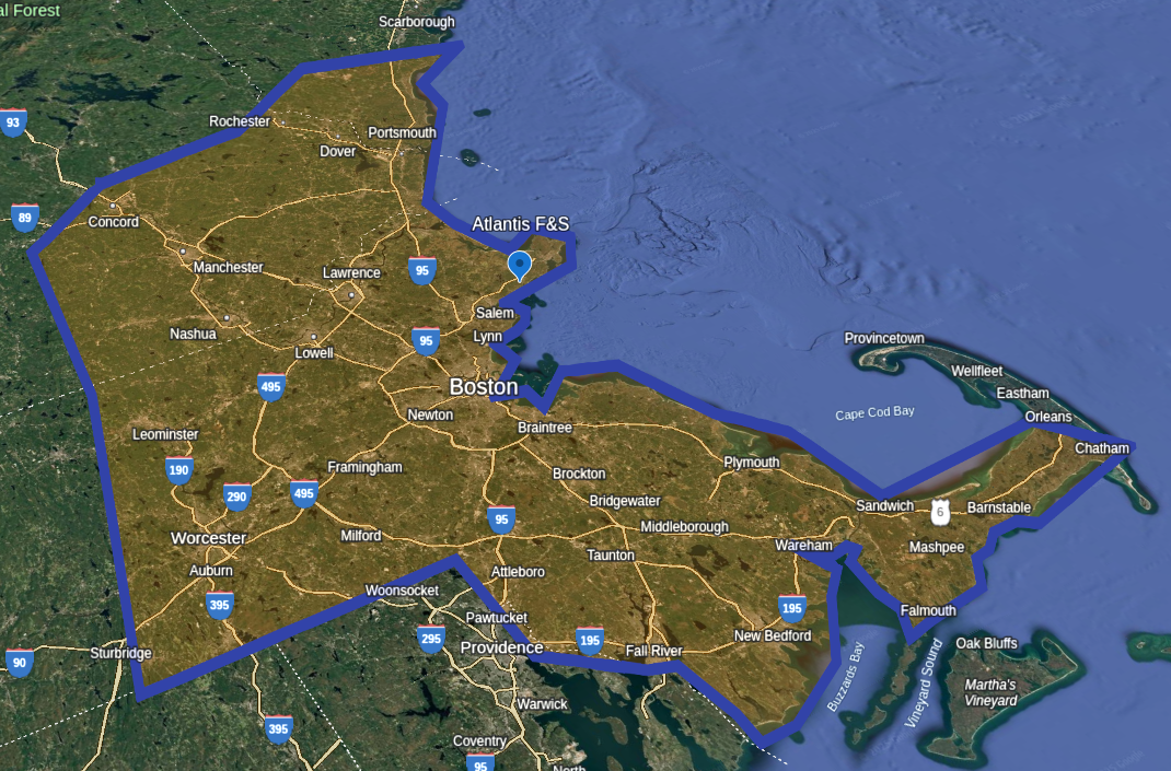 Our Service Area Map